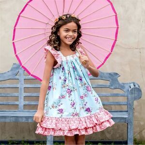 Eleanor Rose Girls Lettie Dress Size 3/4